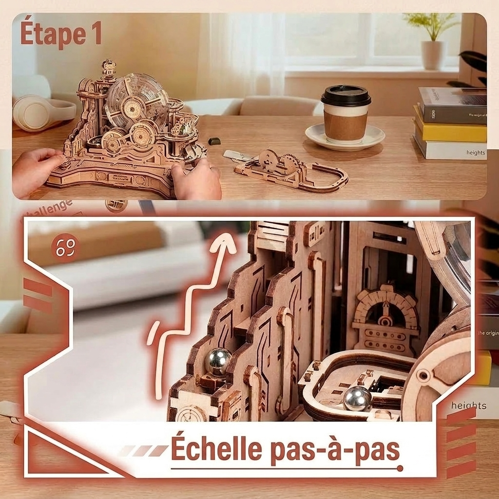 Maquette bois flipper