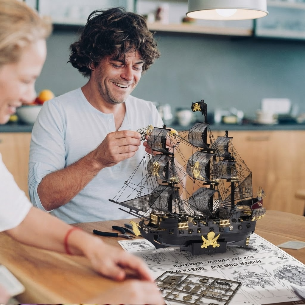 Maquette bateau pirate