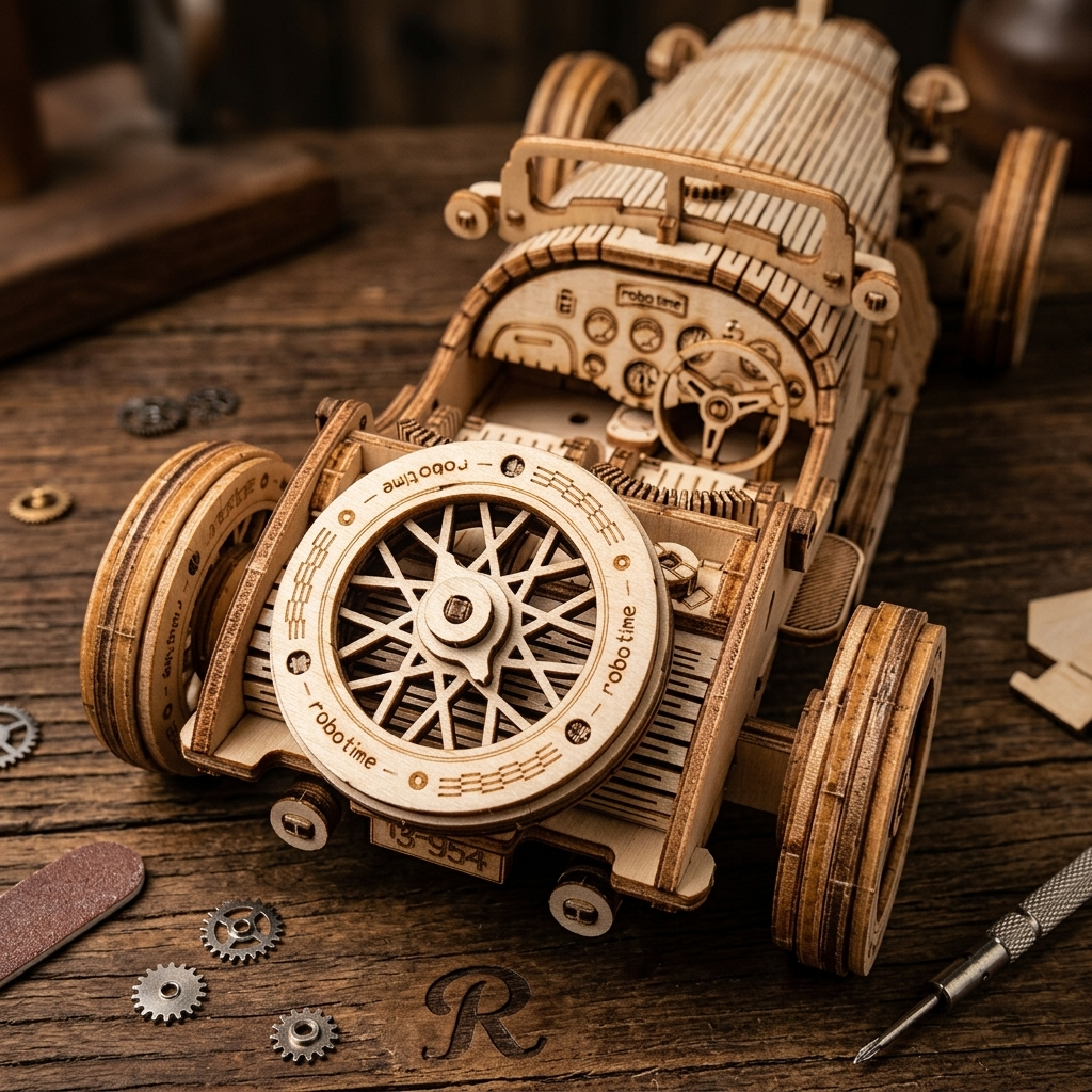 Maquette voiture de course ancienne