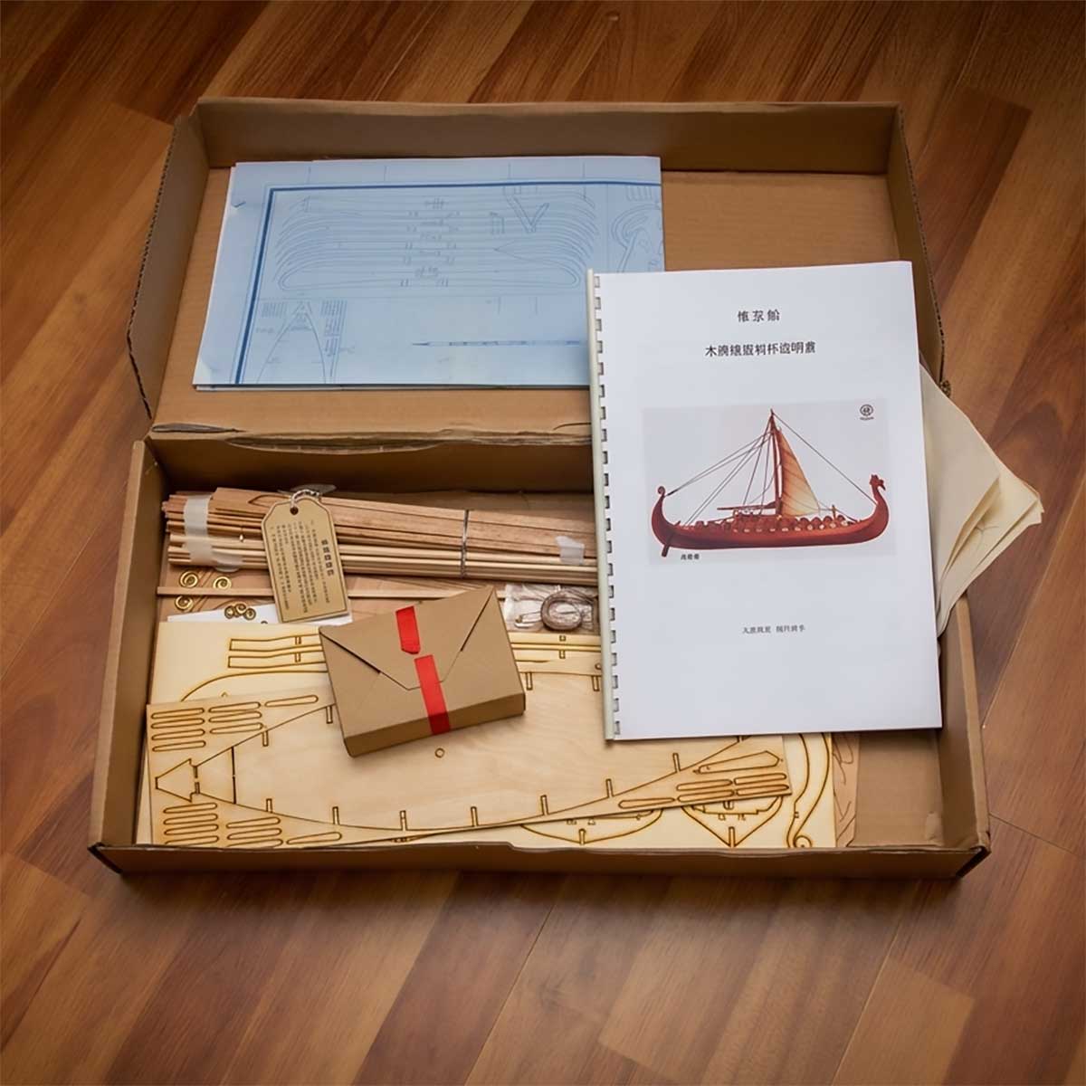 Maquette bateau Viking