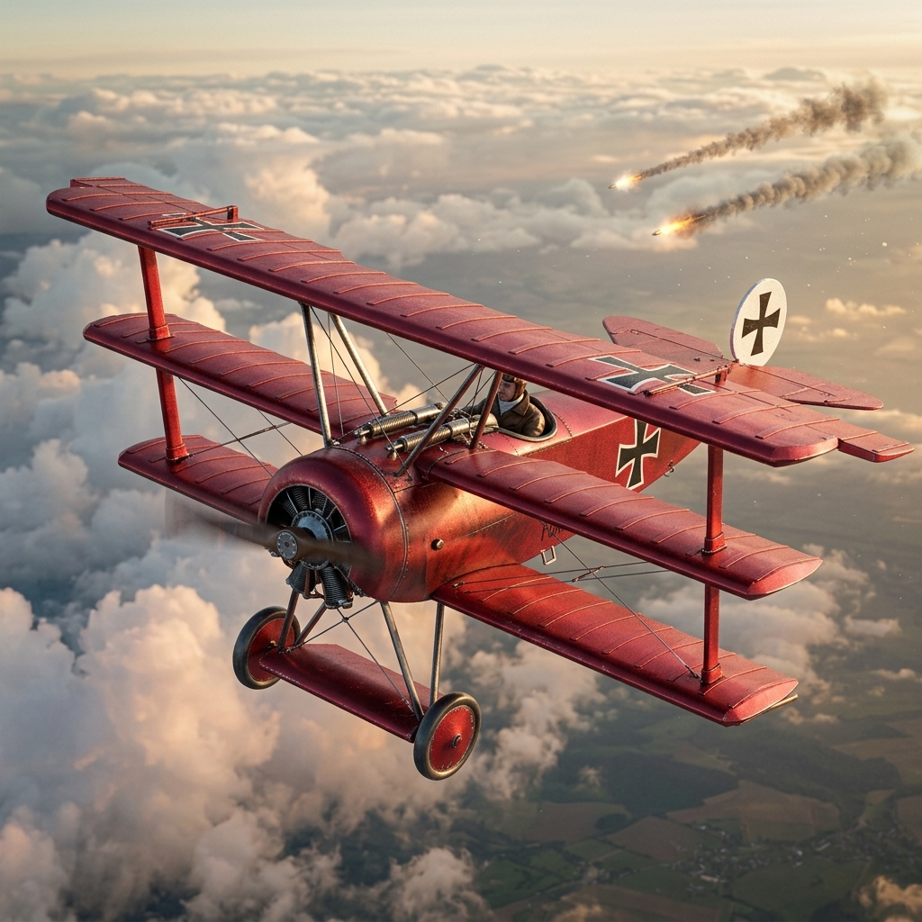 Maquette avion baron rouge