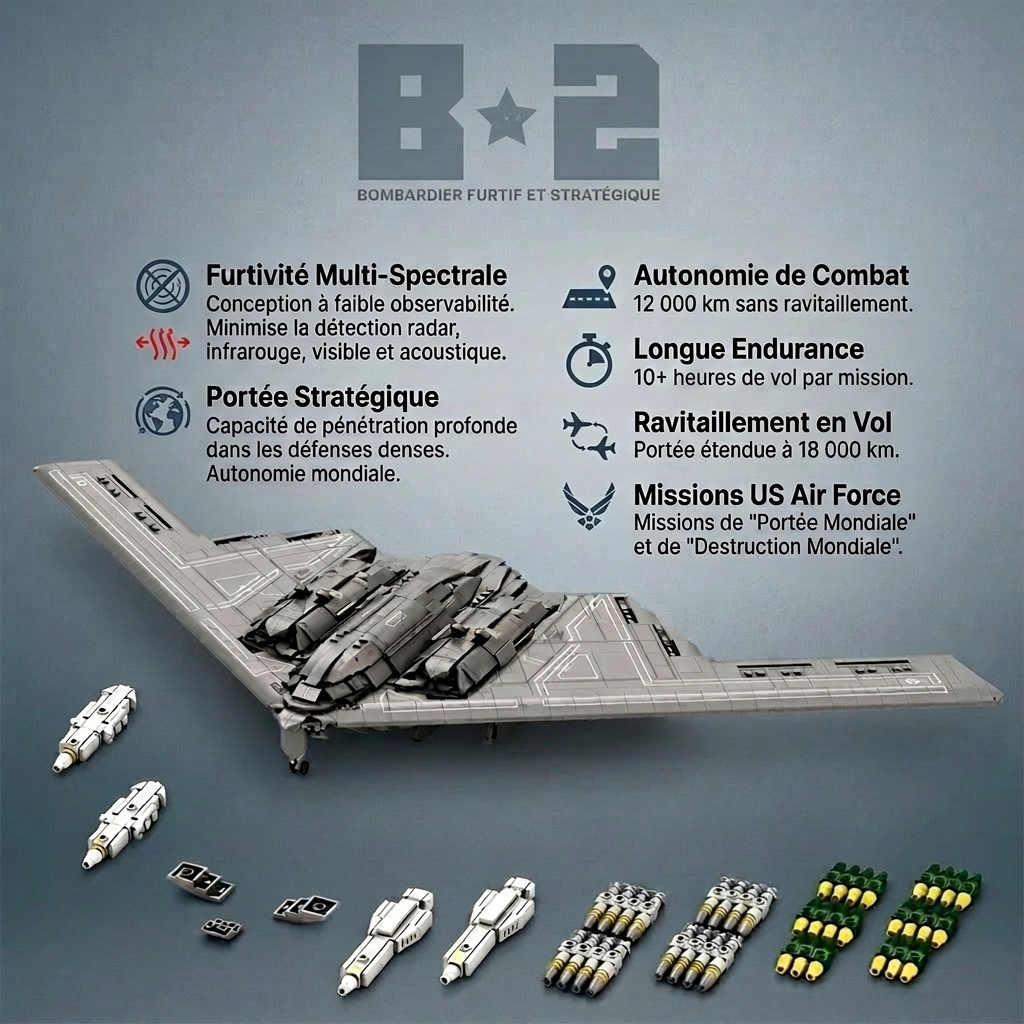Maquette bombardier B-2