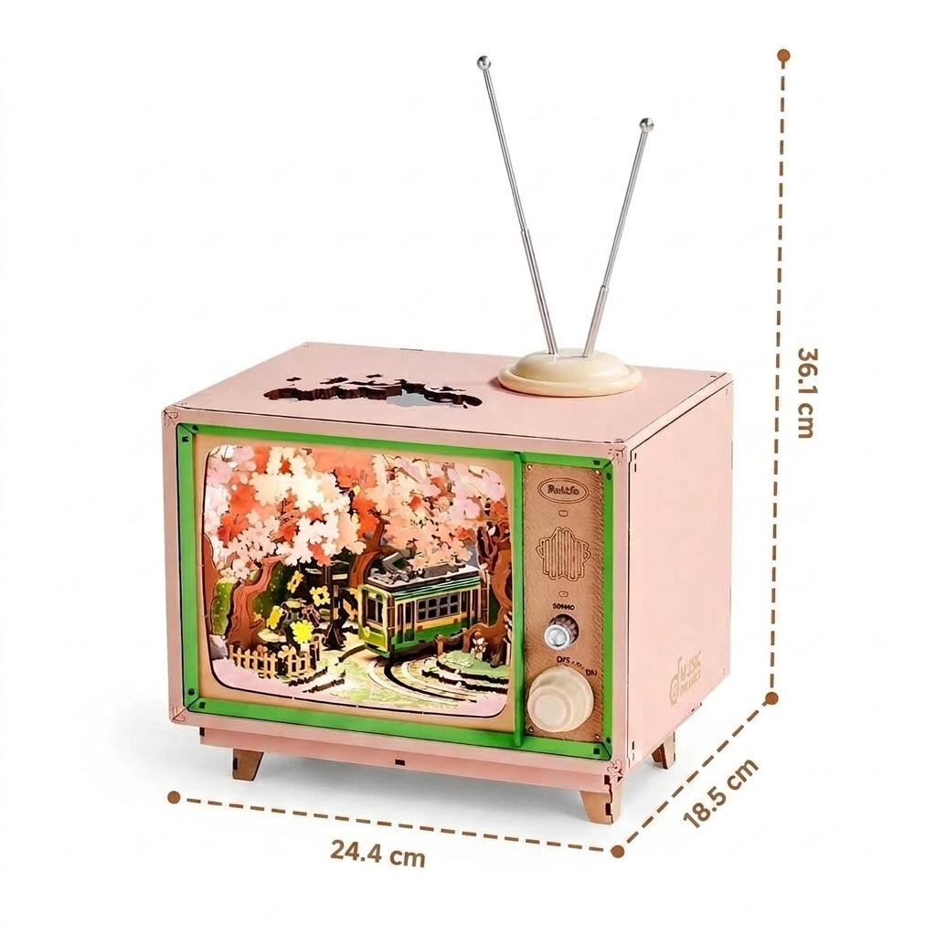 Maquette TV Rétro Sakura