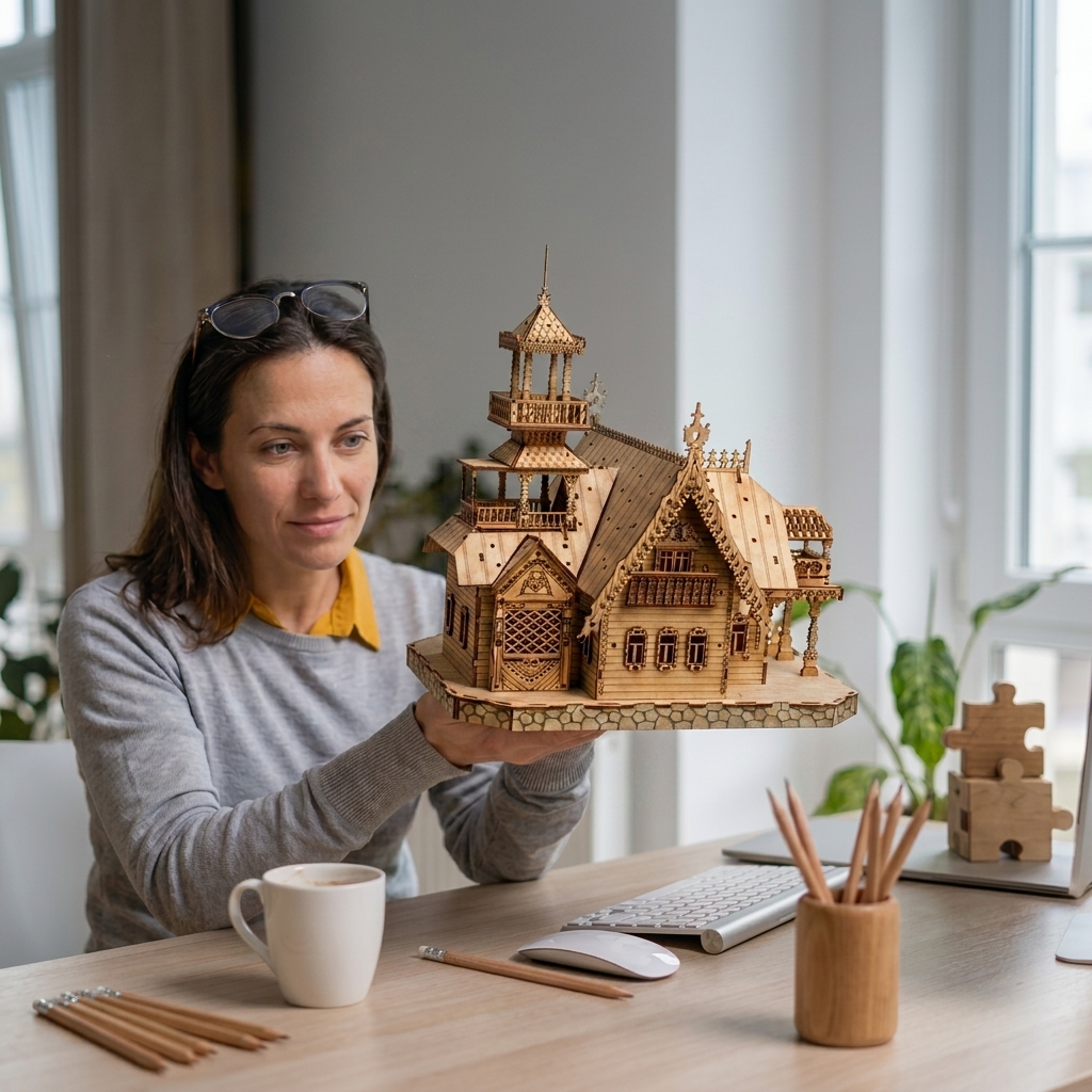 Maquette maison victorienne