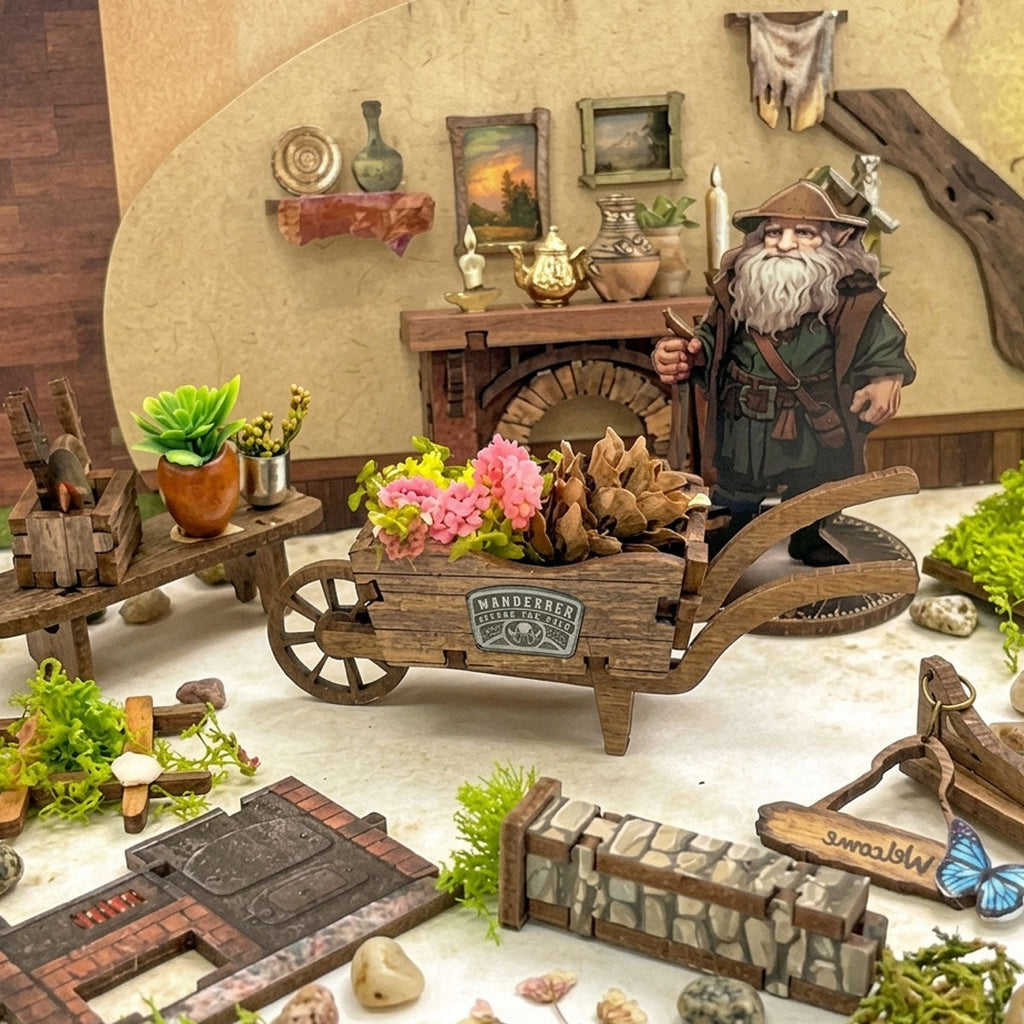 Maquette maison miniature