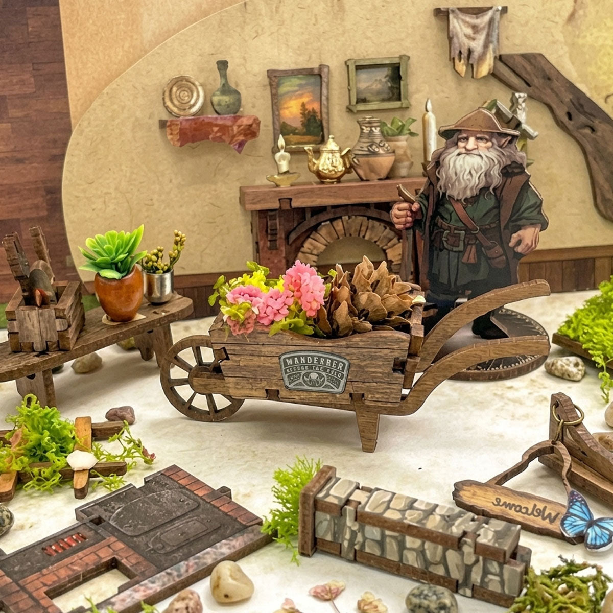 Maquette maison miniature