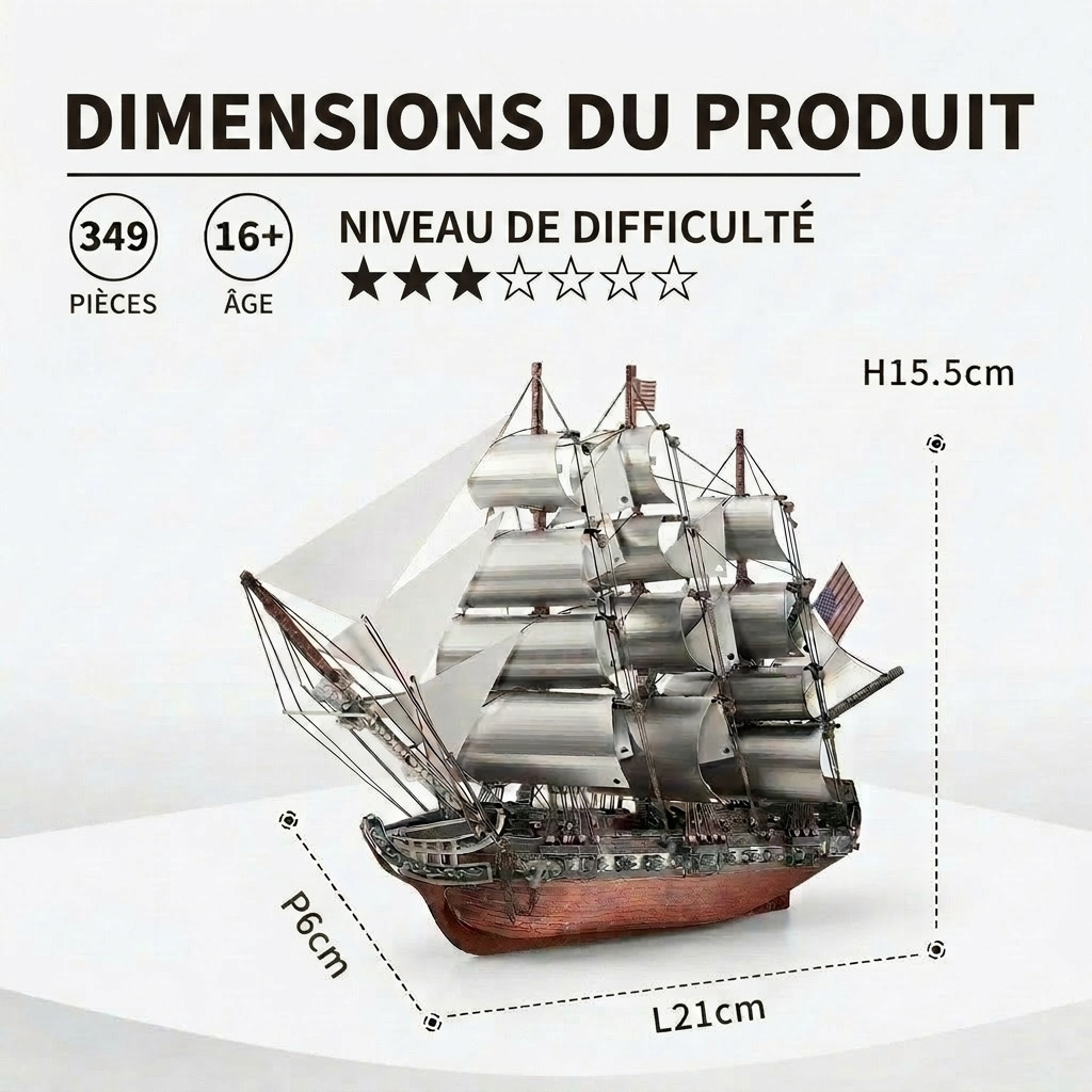 Maquette Voilier - Métal