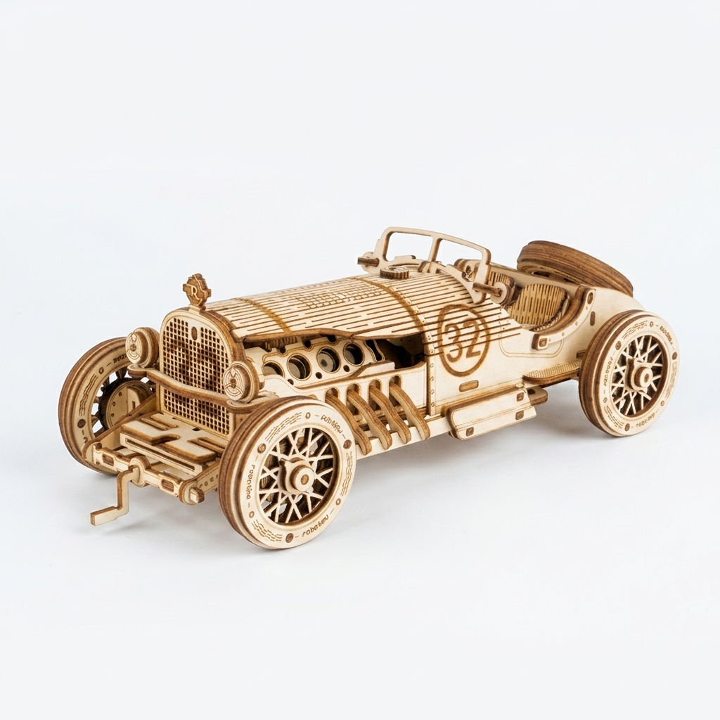 Maquette voiture de course ancienne