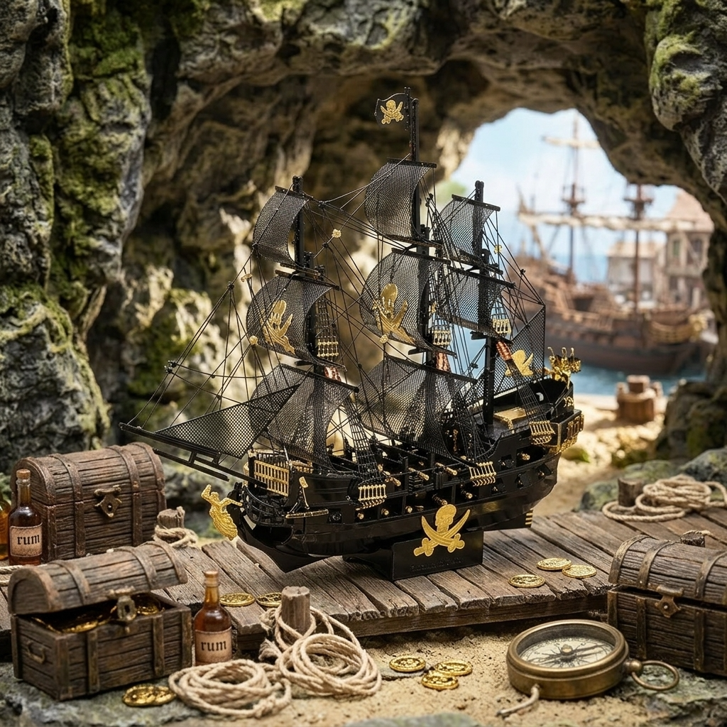 Maquette bateau pirate