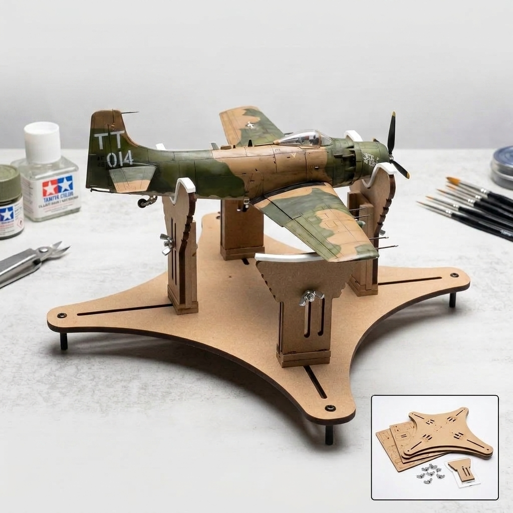 Support pour maquette avion